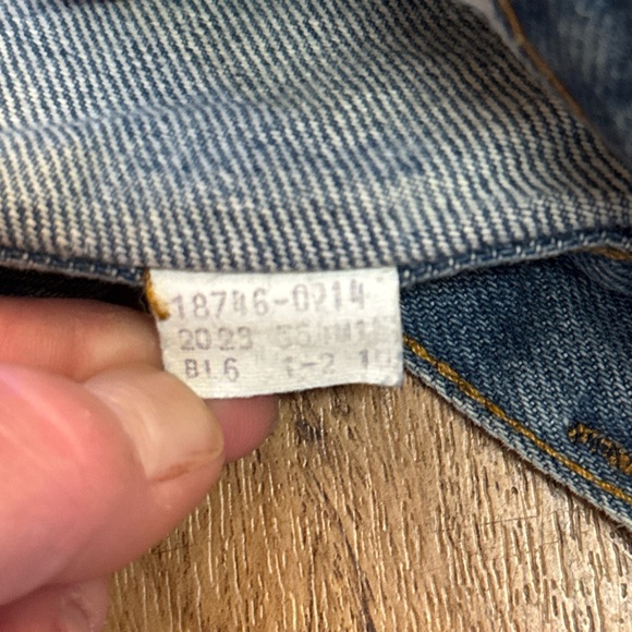 Vintage Orange/Tan Tab 746 Flare Leg Levi’s Jeans. 23 x 30.5. Paper Tag. - Picture 10 of 15